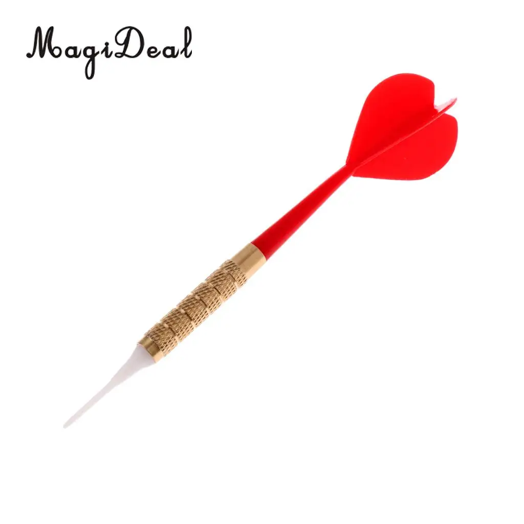 MagiDeal 14 Pcs 14 Grams Plastic Safety Soft Tip Dart for Electronic Soft Dartboard