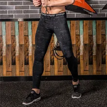 Длинные компрессионные штаны, дышащие, высокие, эластичные, для фитнеса, быстросохнущие, черные, для бега, колготки, мужские, спортивные брюки, для спортзала, леггинсы, штаны