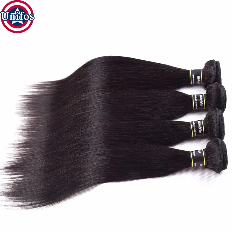 brazilian virgin hair straight natural black 1b hair human hair extensions-21