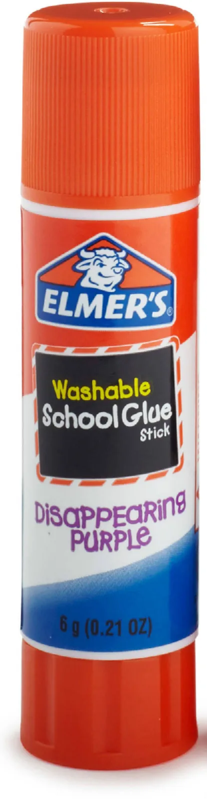 6 г Elmers Elmer's Исчезающие фиолетовые школьные клеевые карандаши 0,24 унций каждый