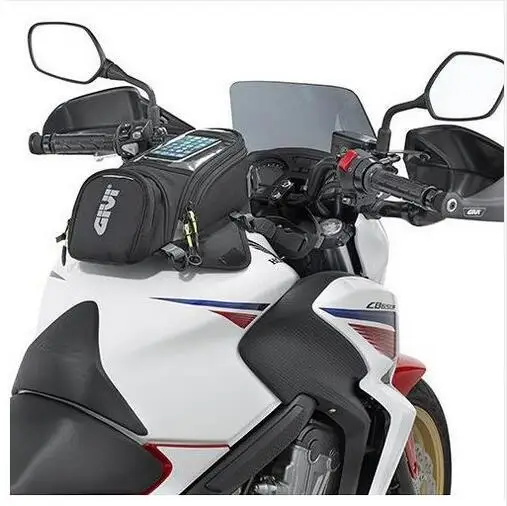 

GIVI Motorcycle Bike Tank Bag Mobile Phone Navigation Bag Multifunctional Oil Reservoir Package Magnetic Fixed Straps