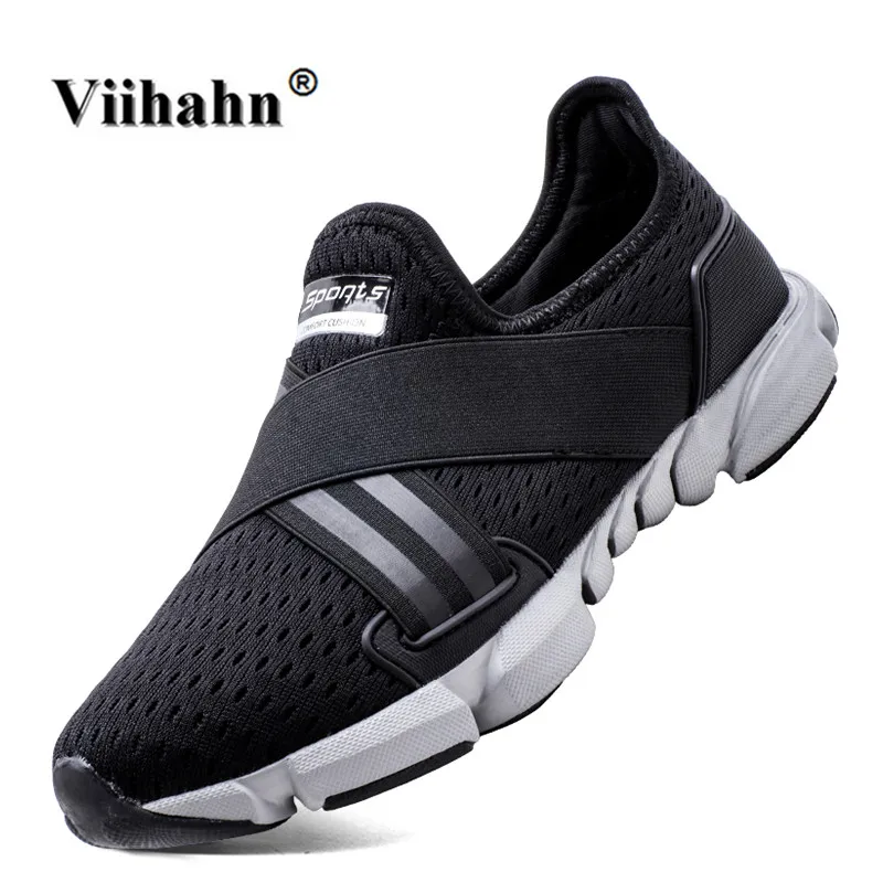 

Viihahn 2017 New Fashion Casual Shoes for Men Spring And Summer Breathable Mesh Jogging Shoes Lightweight Lace Up Walking Shoes