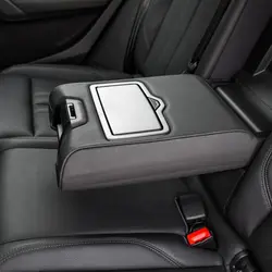 Для Audi Q5 2018 аксессуары автомобиль-Стайлинг ABS Матовый интерьер Авто держатель стакана воды Рама заглушка 2 шт