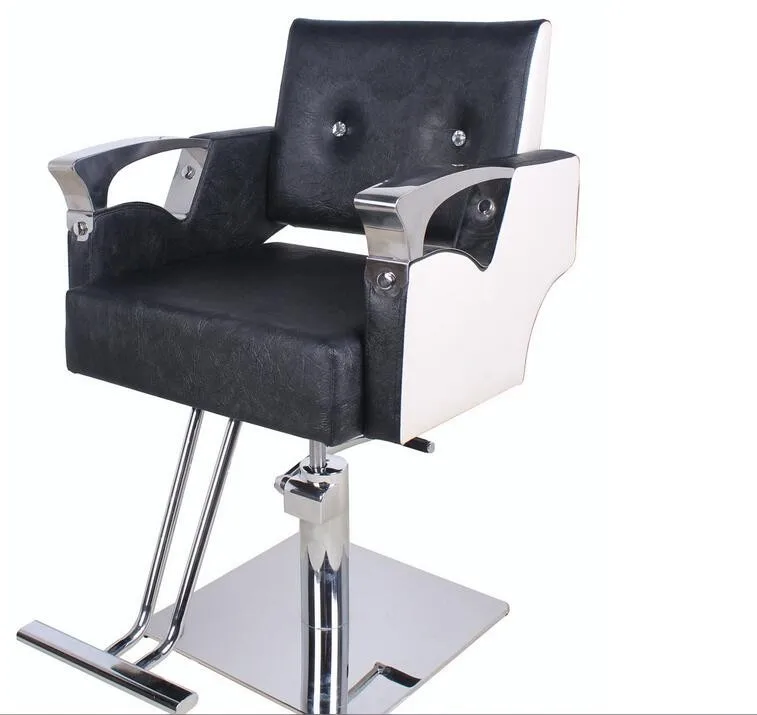 Салон стул с стильные стрижки парикмахерская салон стрижка стул поручни из нержавеющей стали гидравлический стул 957