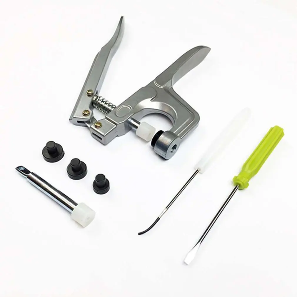 Multifunctional Snap Button Installation Tool Set Metal Hand Pressure Clamp Snap Button Round For Clothes