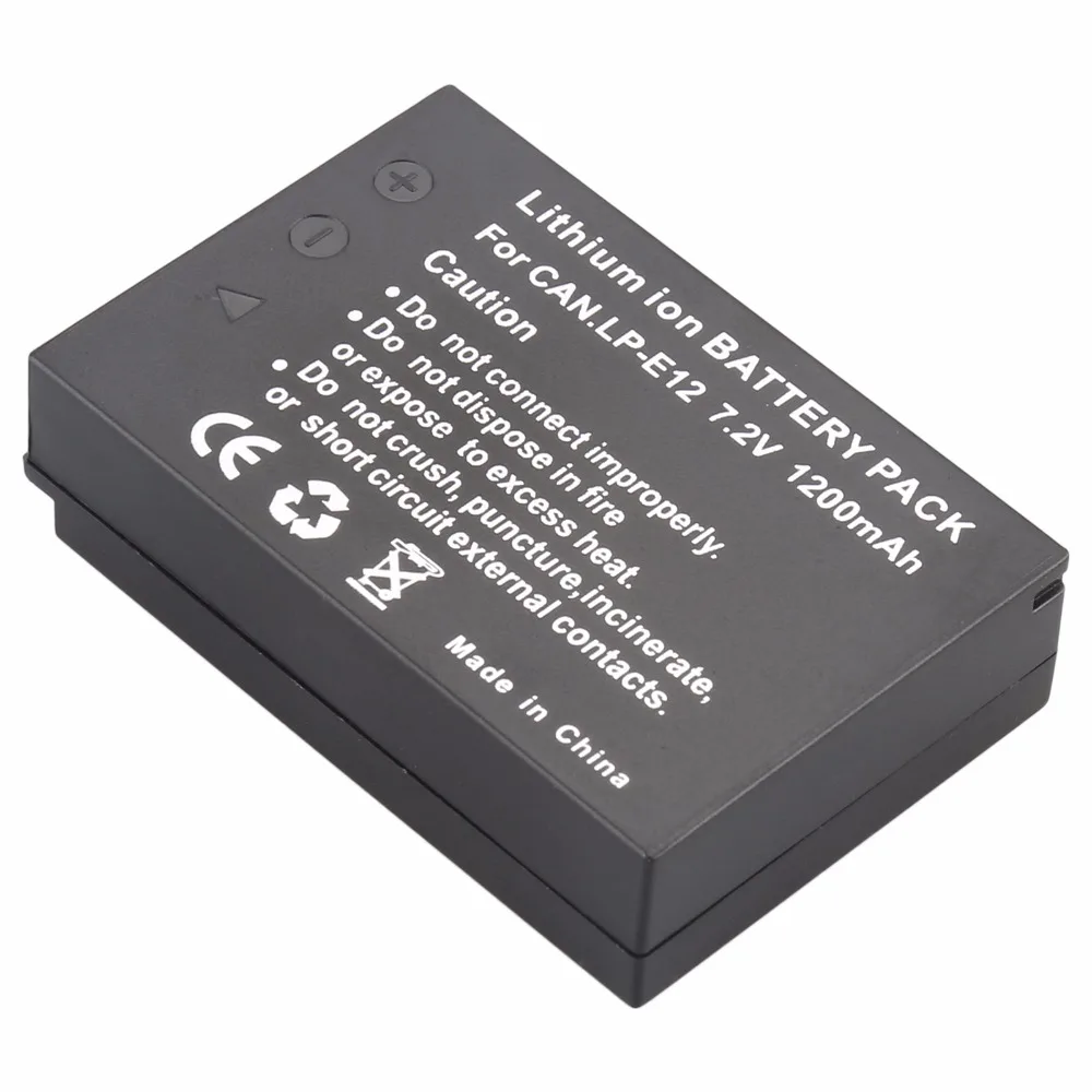 PROBTY LP E12 LP E12 Camera Battery For Canon EOS M M2 100D Kiss X7