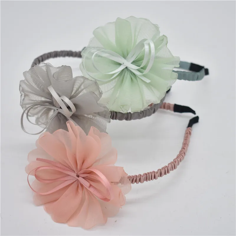 Supply Children's Multicolor Large Flowers Hair Hoop Children Accessories Wholesale Manufacturers Direct selling |