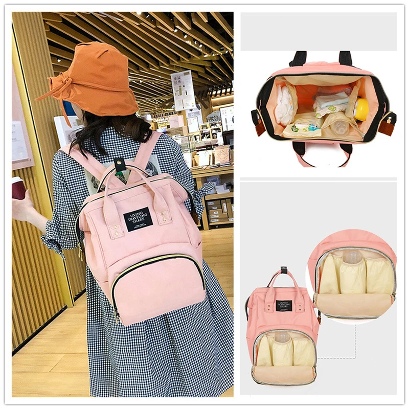 

Mummy Maternity Diaper Bag Large Capacity Nursing Nappy Bag Multi-function Travel Backpack Stroller Bag Baby Care