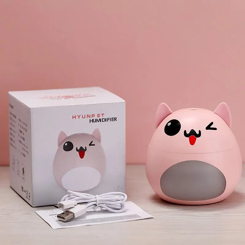 

1PCS USB powered Mini Humidifier with 200mL Water Tank Device Facial Thermal Sprayer Skin Care Tool Mist Humidifier Car Home Of