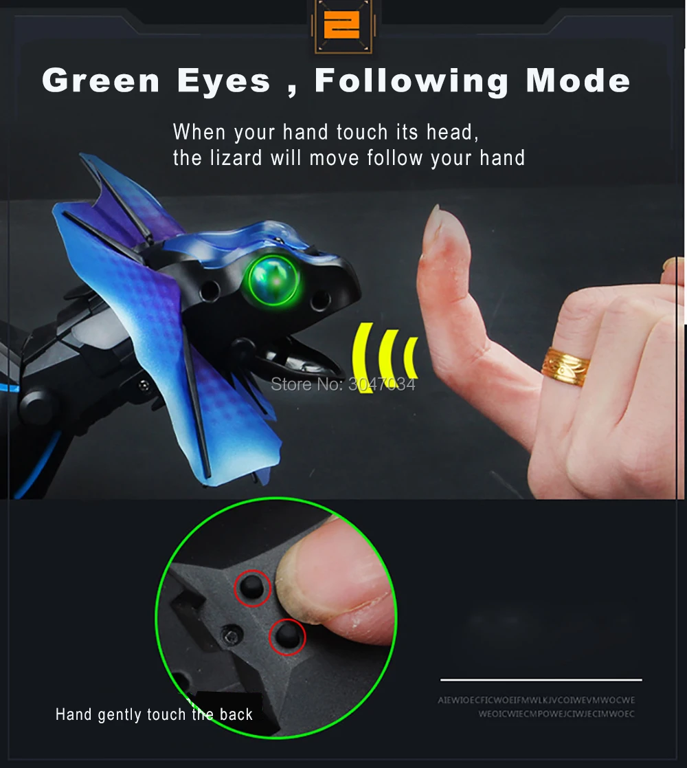 Infrared Remote Control Lizardbot-4