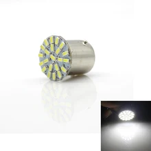 50 ШТ. Автомобилей 12 В Светодиодные Лампы 1156 Чип 3014 22SMD Авто Светодиодные Лампы Сигнала Поворота Стоп-Сигналы Белый