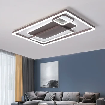 

Round/Square/Rectangle Modern Led Ceiling Lights For Living Room Bedroom Study Room Kitchen Dimmable+RC Ceiling Lamp Fixtures