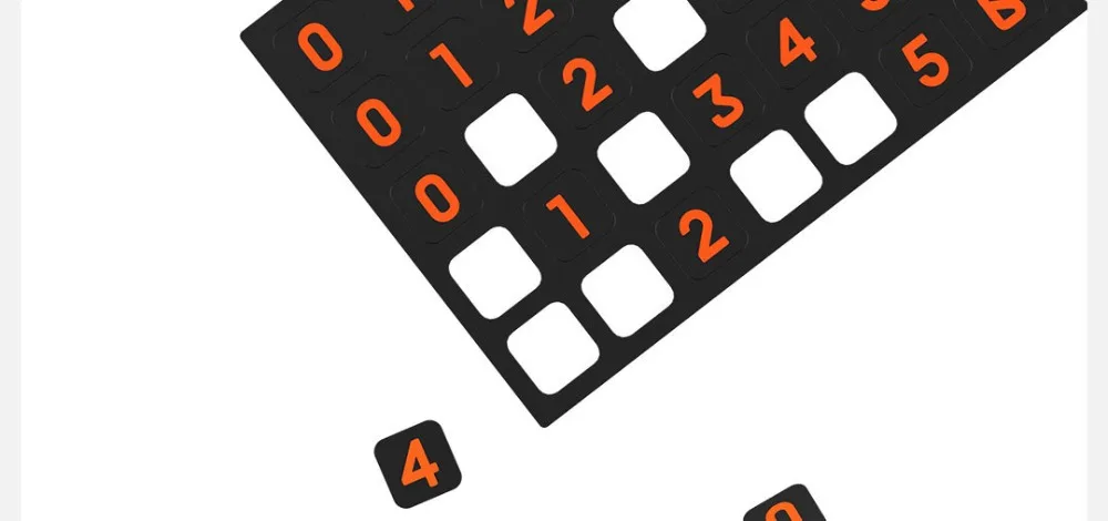Горячие оригинальные Xiaomi Mijia Tita временный стоп знак парковки автомобиля номер карты многонациональные телефонные номера авто аксессуары