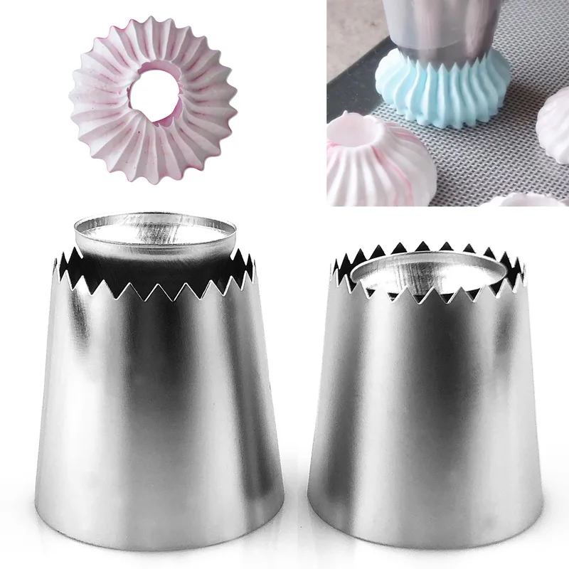 

2019 New Arrival Russian Piping Nozzles Sulta Ne Ring Cookies Mold Confectionery Cream Nozzles Cake Decorating Tool Pastry Tips