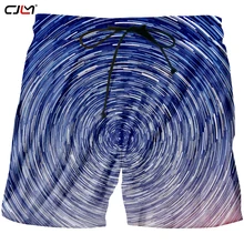 CJLM мужские Новые популярные цветные Vortex шорты 3D с полной печатью мужские звездное небо шорты большого размера Recom Мужские d