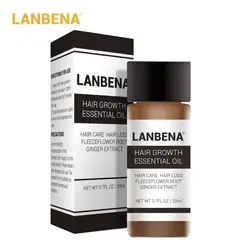 LANBENA 20 мл для роста волос эфирное масло для ускорения роста волос предотвращает облысение эффективное лечение кожи головы Защита волос