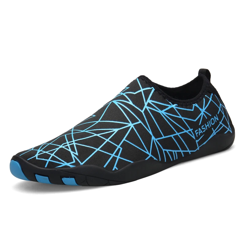 

Summer Sneakers Men Breathable Aqua Shoes Women Beach Water Shoe Male Outdoor Flexible Wading Shoes Size 36-46