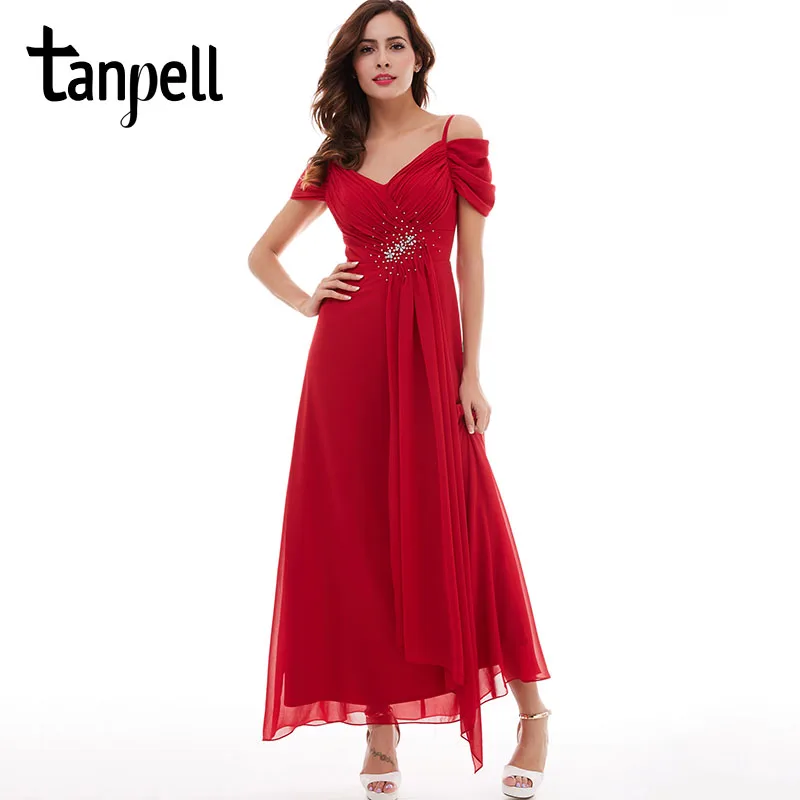 short sleeve ankle length dress