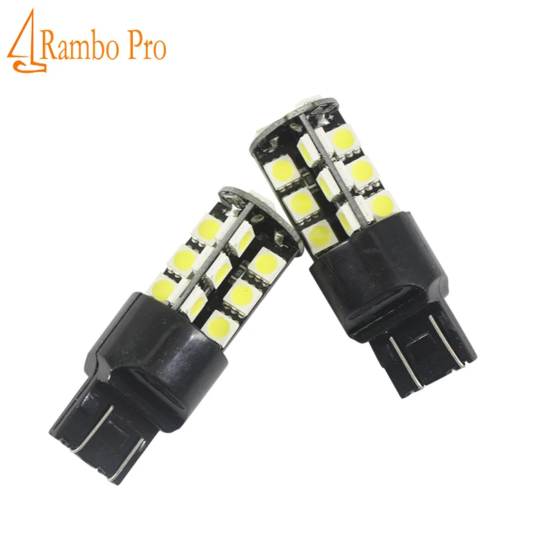 T20 W21/5W 7443 LED Bulbs 27 SMD 5050 Turn Signal Lights Led White Blub DC 12V | Автомобили и мотоциклы