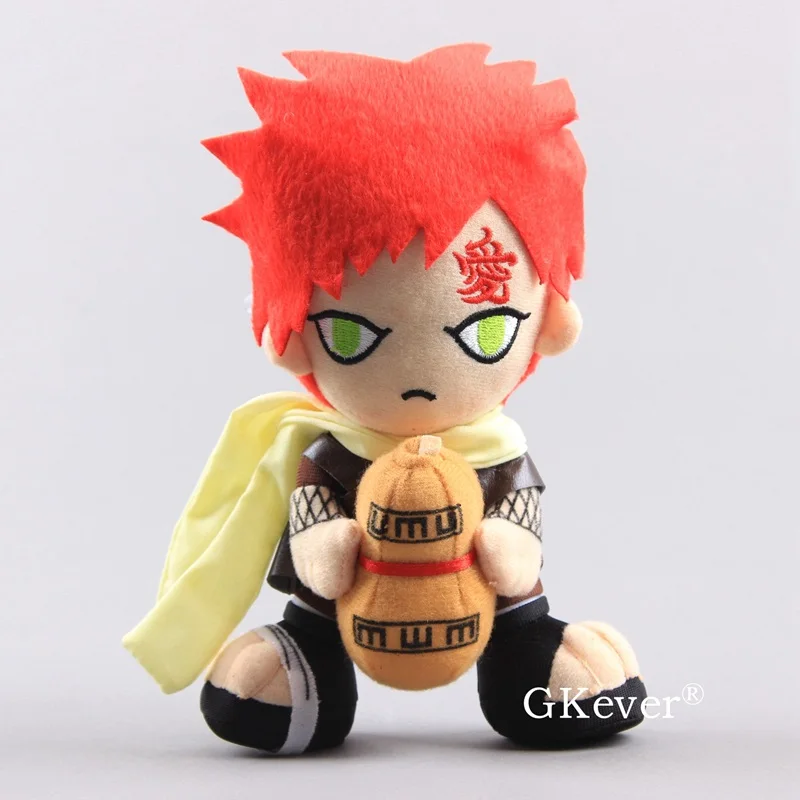 Anime Naruto Plush Toys Cool Gaara Hatake Kakashi Uchiha Itachi Sasuke Soft Stuffed Dolls 8"20cm