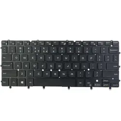 Пластиковая Замена ноутбука черная прочная клавиатура без рамки США Макет ПОДСВЕТКА аксессуары для дома для Dell XPS 13 9343 13 9350