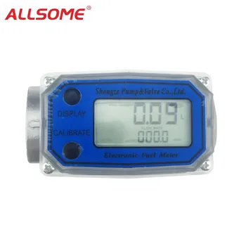

Digital Turbine Flow Meter Flowmeter Gauge Caudalimetro Electronic Flow Indicator Sensor Counter Petrol Fuel Plomeria Water