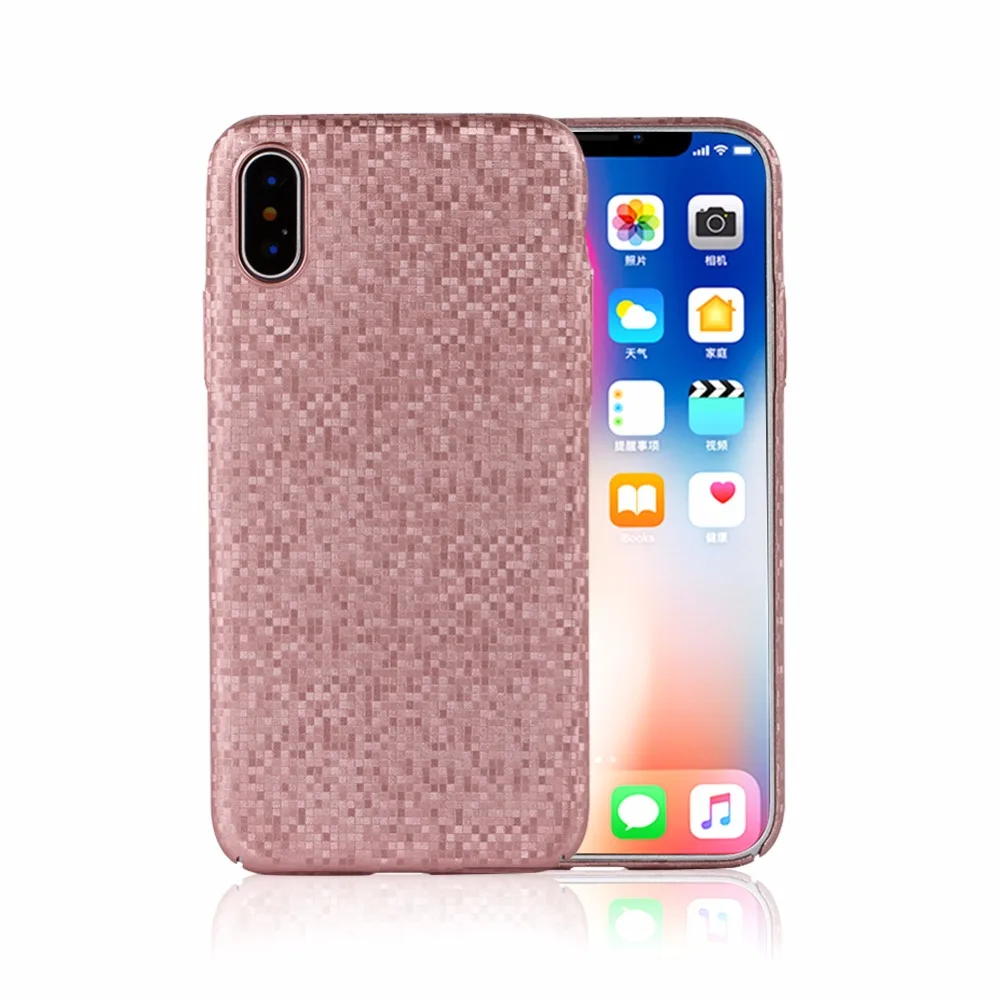 iFace Mall for iPhone X Case Luxury Hard PC Grid Pattern