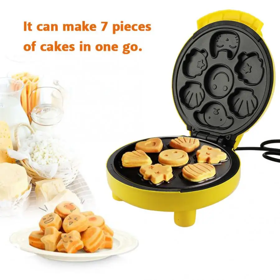 Cup Cake Maker Cute Cartoon Electric Cake Maker Cup Cake Machine Mold Breakfast DIY AU Plug 220V