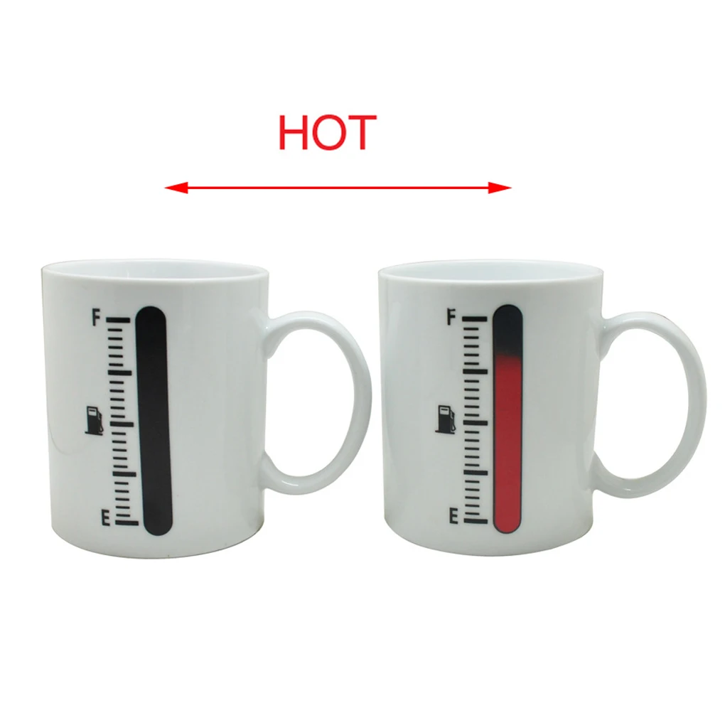 Newest Lovely Exquisite style Tank Mug Magic Temperature Sensor Coffee