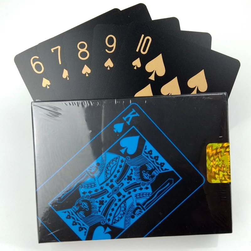 Колода карт водонепроницаемый ПВХ игральные карты набор покер карты Классический Волшебный покер отличный подарок для семьи Вечерние игры на барбекю, 55 шт./колода