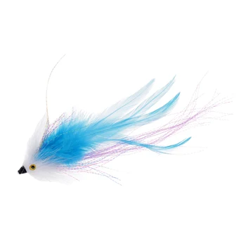 Fly Fishing Saltwater Flie Streamer Steelhead Salmon Striper Pike Trout Simulation Flies Lure for Freshwater Lake River 6