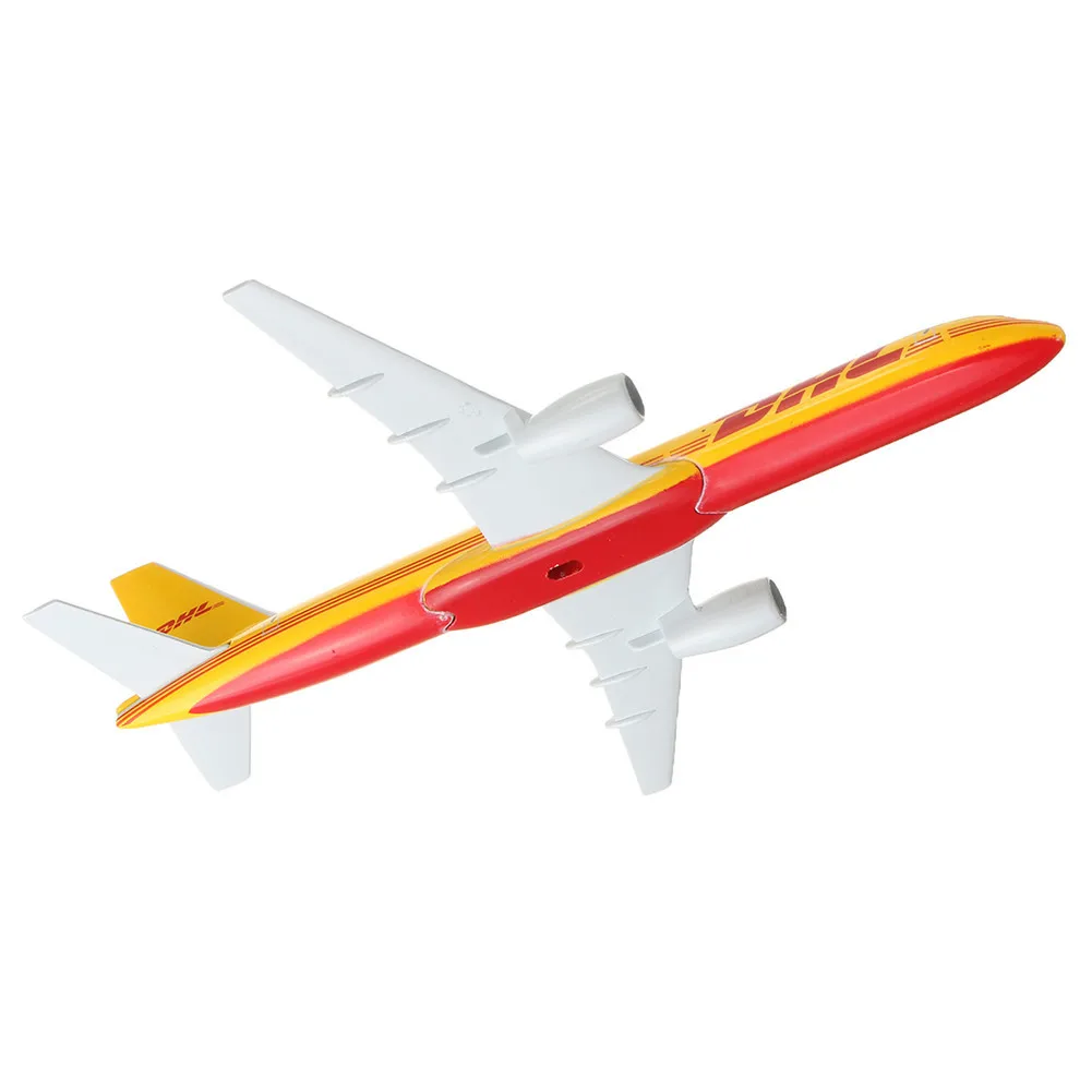 B757 DHL Kargo 16 см металлическая модель самолета Модель самолета строительные наборы игрушки для детей