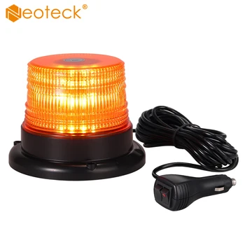 

Neoteck 40 LEDs Emergency Warning Strobe Light 12V/ 24V DC 7 different modes of flashing Including 5m Power Cable Control Switch