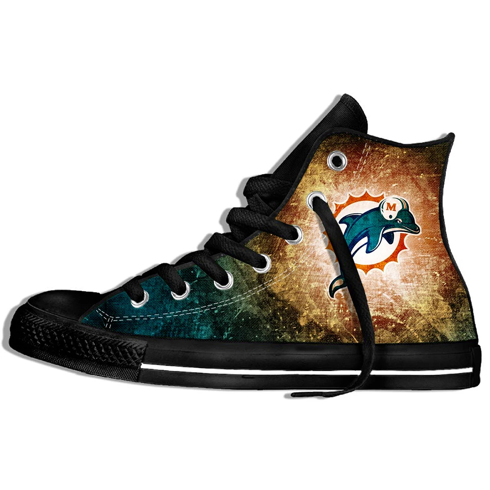 

Custom Dolphins Miami Men's Women's Design High Quality Lightweight Casual Shoes