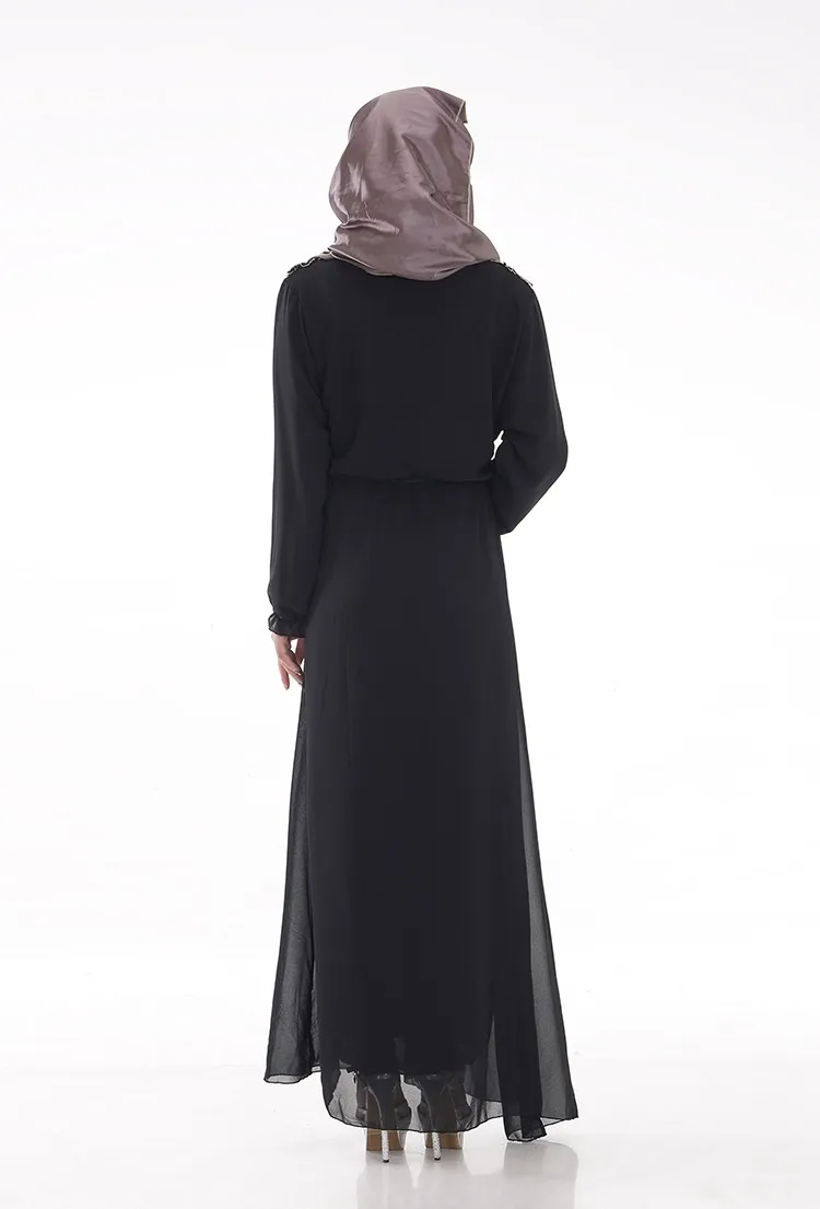 Джильбаб и абайя Дубае vestidos арабское женское платье мусульманские женщины длинное платье с длинными рукавами