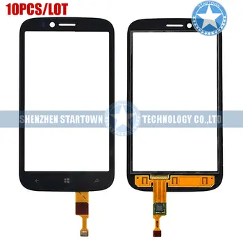 

10pcs/lot Black Original Quality Front Touch Screen Display Digitizer Repair Replacement for Nokia Lumia 822