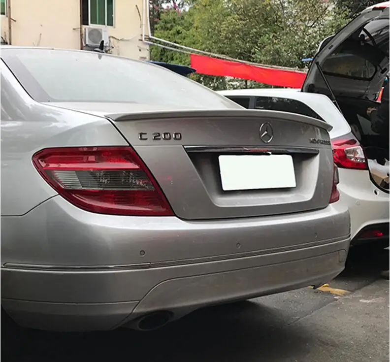 Неокрашенный спойлер для багажника заднего крыла автомобиля ABS BENZ W204 C class C200 C230 C260