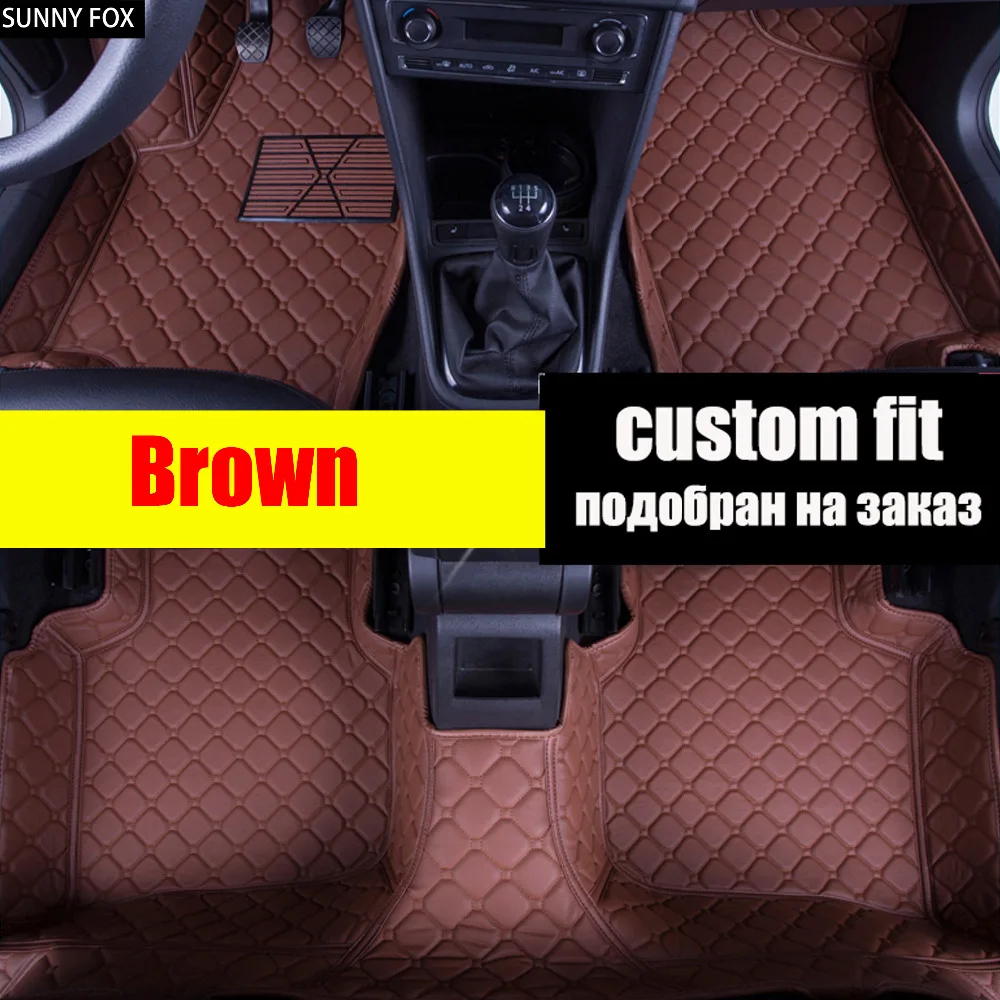 

SUNNY FOX Car floor mats for Land Rover Discovery 3/4 2 Sport Range Rover Sport Evoque 5D car styling carpet liner