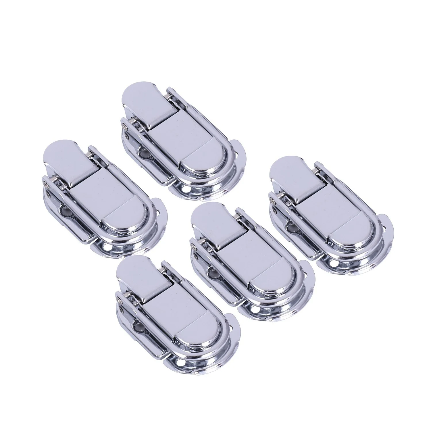 

5Pcs Knot Nickel Drawbolt Closure Latch For Luggage Guitar Musical Trolley Case