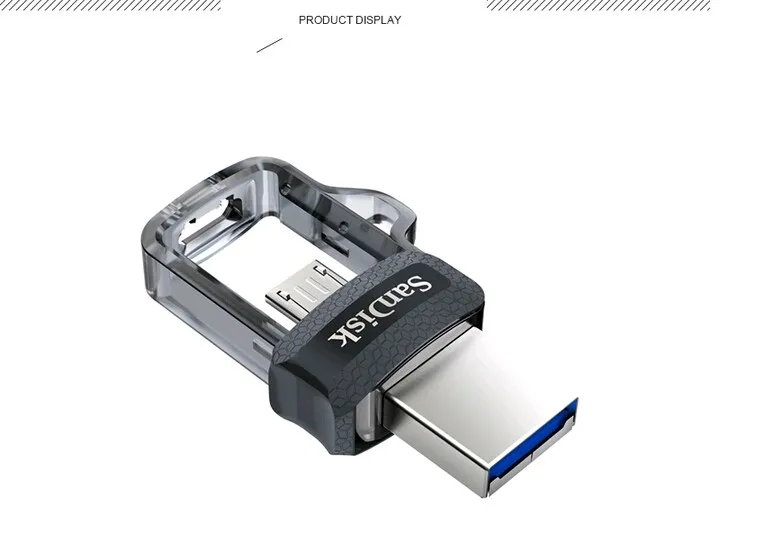 SanDisk флеш-накопители Ultra Dual OTG USB 64 ГБ 32 ГБ 16 ГБ 130 м/с мини-флешки 3,0 флешки 32G Поддержка 0fficial верификация