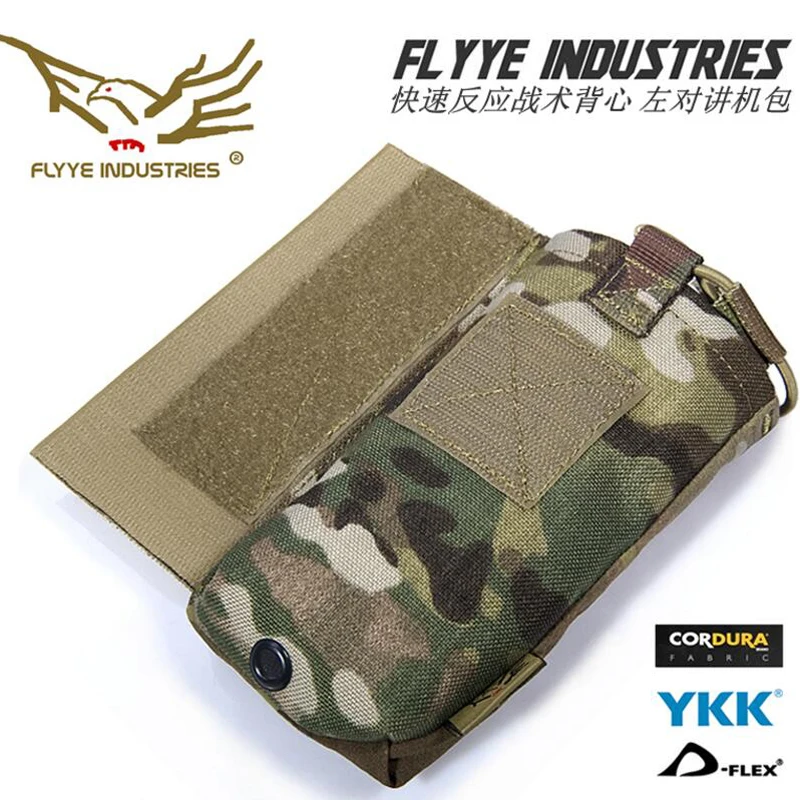 FLYYE камуфлированный чехол для переносной радиостанции JPC левая сторона
