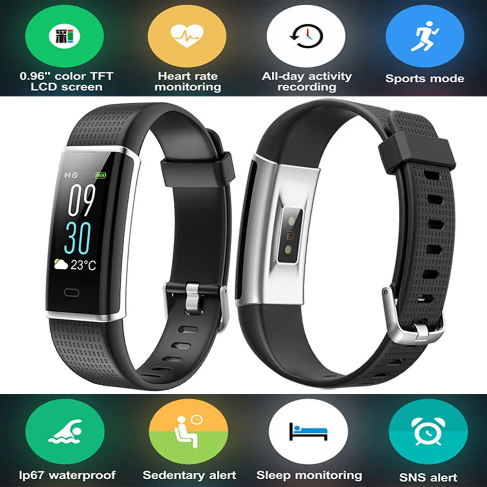 Color Screen Smart Wristband Band Sport Bracelet Heart Rate Carories Activity Fitness Tracker for Huawei Ascend P8 Lite Mate S 9 Color Screen Smart Wristband Band Sport Bracelet Heart Rate Carories Activity Fitness Tracker for Huawei Ascend P8 Lite Mate S 9