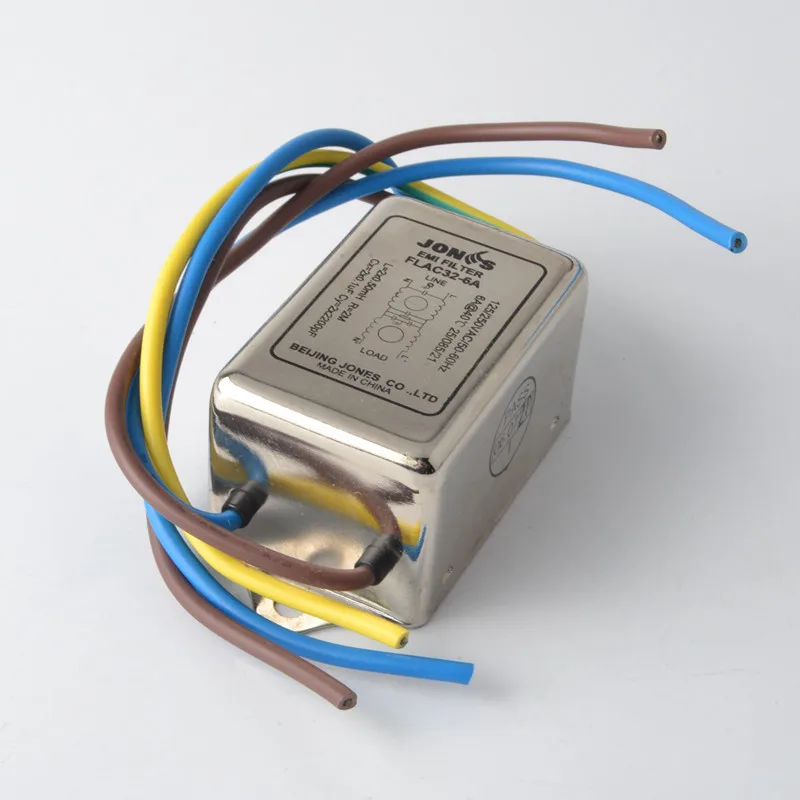 FLAC32 6A однофазный сетевой фильтр EMI 6А разъем|connector|connector powerconnector ph |