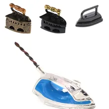 Мини кукольный домик миниатюрная 1:12 игрушка винтажная железная одежда инструмент урнитура игрушки аксессуары