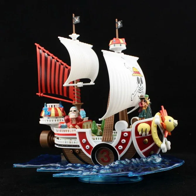 Japanese Cartoon Characters Toy One Piece Boat Anime Pvc Figure Toy