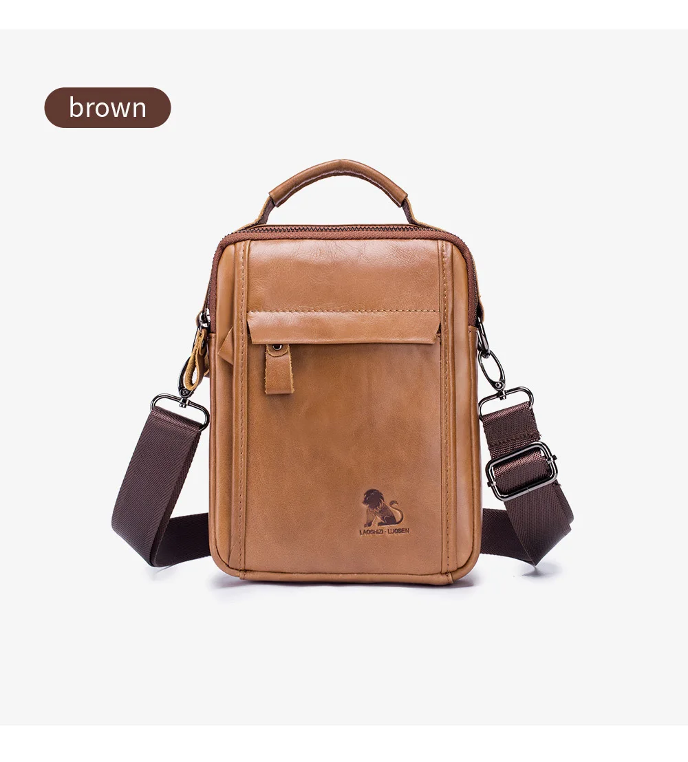 Men's Briefcase Bags For Laptop Man Business Bag Genuine Leather Handbags High Quality Leather Office Shoulder Bags Tote for Men