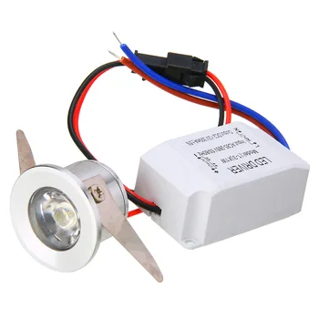 

Mayitr 1W/3W Recessed Mini Spotlight Lamp Ceiling Mounted LED Downlight Ceiling Light For Counter Showcase
