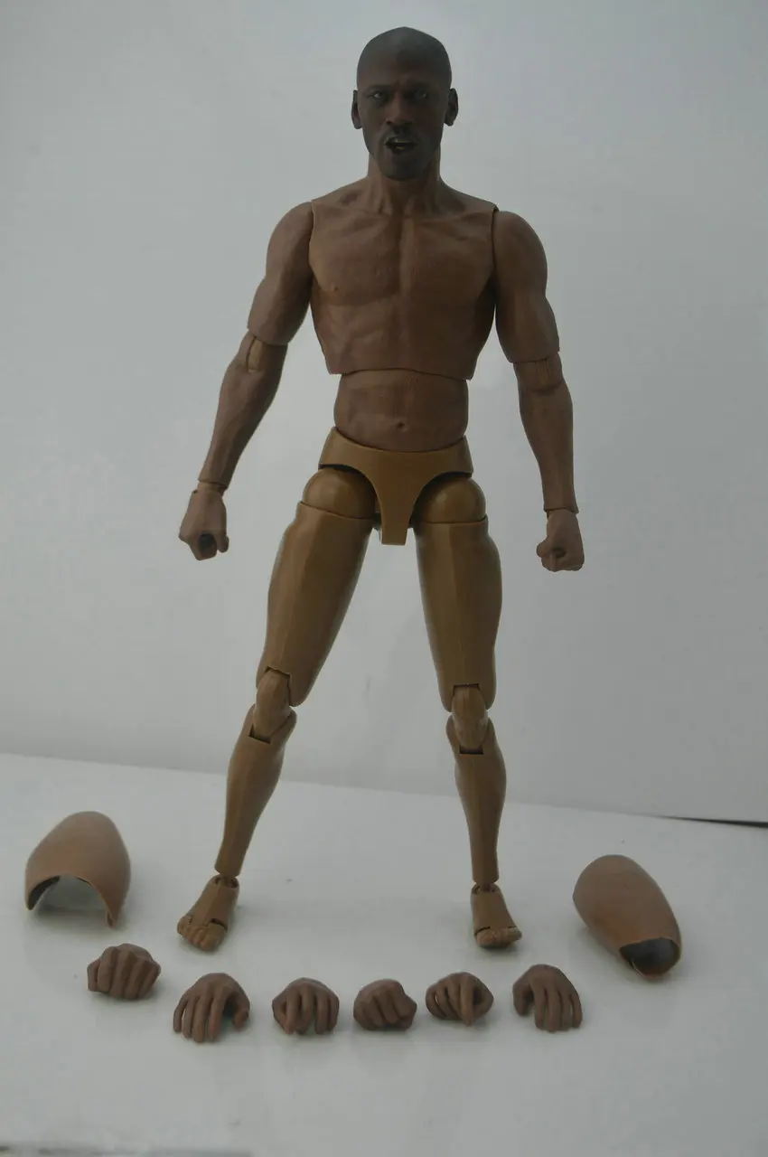 Escala 1//6 Michael Jordan Cabeça Esculpida por 12/" Figura De Ação