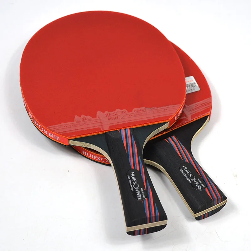 Huieson Carbon Fiber Table Tennis Racket Double Face Pimples-in Racket Rubber Table Tennis Bat with Bag Top Recommended (8)