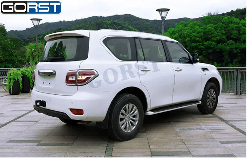 Auto front and rear bar car styling modified trailer hook cast steel for Nissan Patrol Y6 2010 - 2017-9